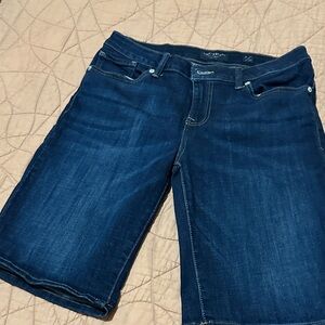 Lucky Brand Dark Blue Denim Womens Shorts